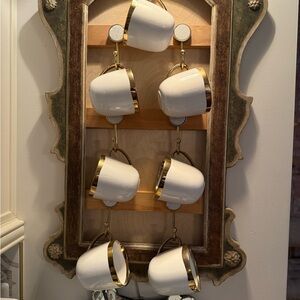 COPY - Wayfair white and gold coffee mugs